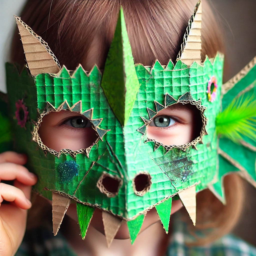 masque de dragon enfant 